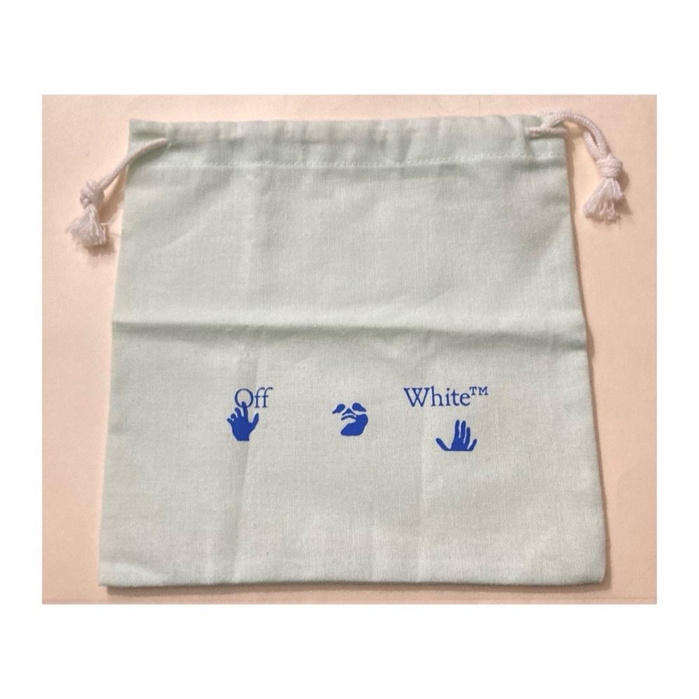 NEW Off-White Pale Green Dust Bag
